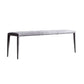 Contemporary Upholstered Bench Rectangle Seating Bench in Gray with 4 Legs Clearhalo 'Benches' 'Chairs & Seating' 'furn' 'furn_benches' 'Furniture' 'Living Room Furniture' 6703856