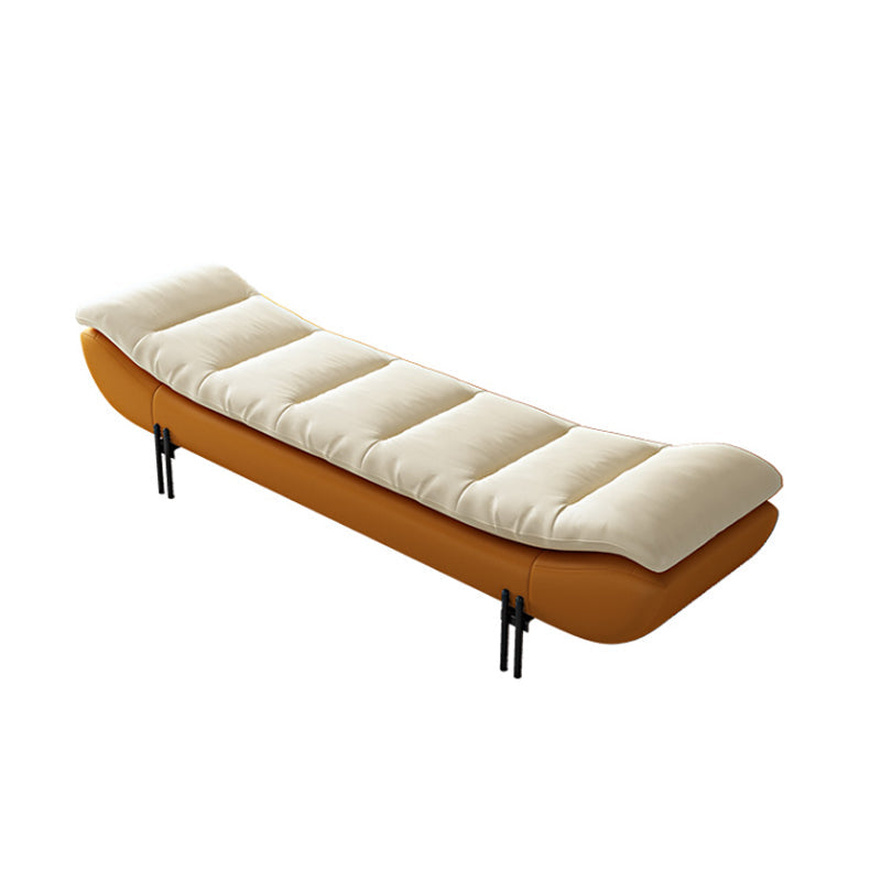 19.5-inch Width Modern Seating Bench Cushioned Bedroom Bench Clearhalo 'Benches' 'Chairs & Seating' 'furn' 'furn_benches' 'Furniture' 'Living Room Furniture' 6703867
