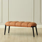 Contemporary Upholstered Bench Home Seating Bench with 4 Legs Clearhalo 'Benches' 'Chairs & Seating' 'furn' 'furn_benches' 'Furniture' 'Living Room Furniture' 6703878