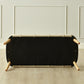 Contemporary Upholstered Bench Home Seating Bench with 4 Legs Clearhalo 'Benches' 'Chairs & Seating' 'furn' 'furn_benches' 'Furniture' 'Living Room Furniture' 6703887