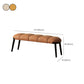 Contemporary Upholstered Bench Home Seating Bench with 4 Legs Clearhalo 'Benches' 'Chairs & Seating' 'furn' 'furn_benches' 'Furniture' 'Living Room Furniture' 6703890