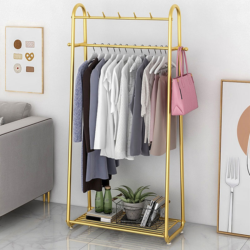 Perchero de suelo minimalista moderno con soporte de pasillo de metal para el hogar