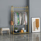 Perchero de suelo minimalista moderno con soporte de pasillo de metal para el hogar