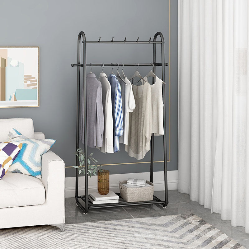 Perchero de suelo minimalista moderno con soporte de pasillo de metal para el hogar