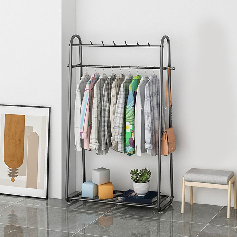 Perchero de suelo minimalista moderno con soporte de pasillo de metal para el hogar