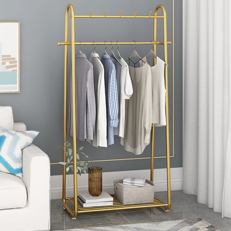 Perchero de suelo minimalista moderno con soporte de pasillo de metal para el hogar