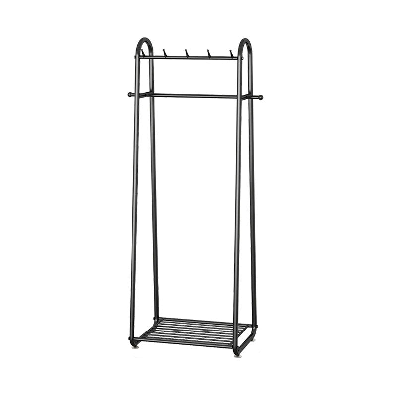 Perchero de suelo minimalista moderno con soporte de pasillo de metal para el hogar