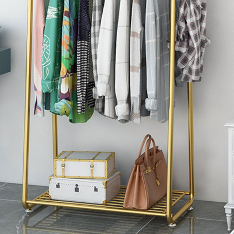 Perchero de suelo minimalista moderno con soporte de pasillo de metal para el hogar