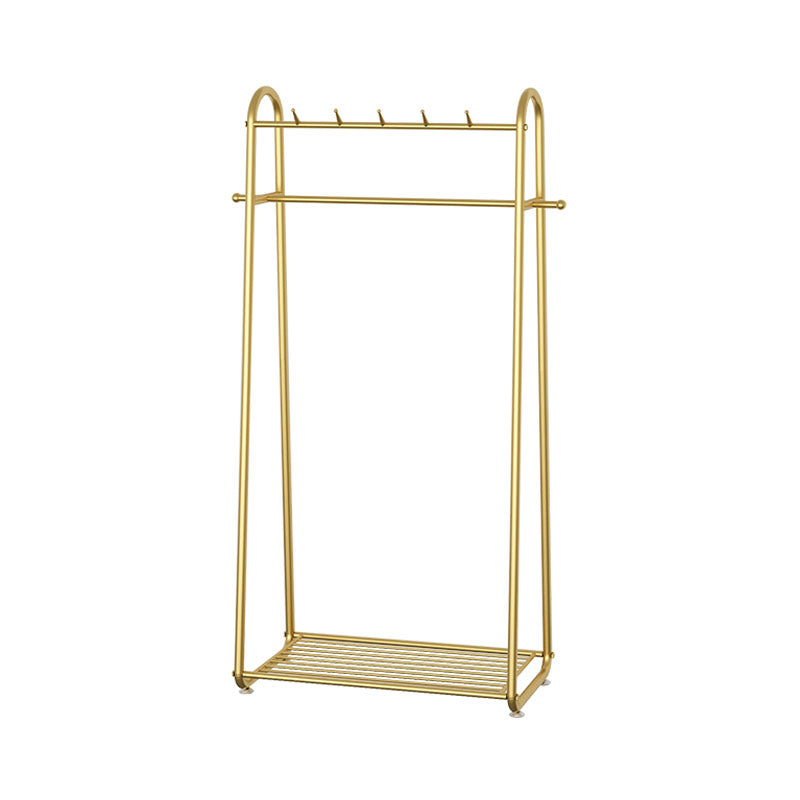 Perchero de suelo minimalista moderno con soporte de pasillo de metal para el hogar