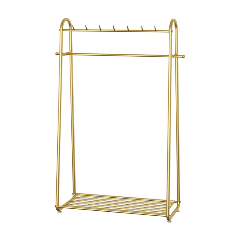 Perchero de suelo minimalista moderno con soporte de pasillo de metal para el hogar