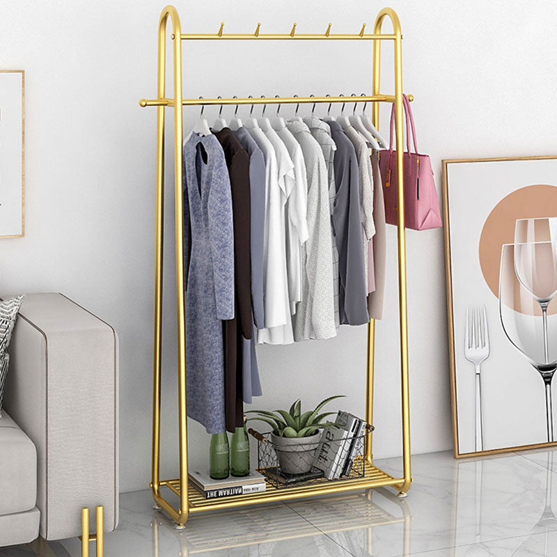 Perchero de suelo minimalista moderno con soporte de pasillo de metal para el hogar