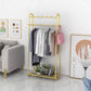 Perchero de suelo minimalista moderno con soporte de pasillo de metal para el hogar
