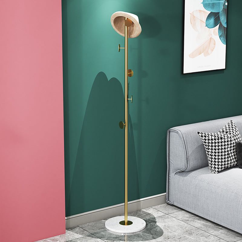 Perchero de metal para el suelo del hogar, minimalista, moderno, con árbol de entrada