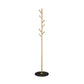 Perchero de metal para el suelo del hogar, minimalista, moderno, con árbol de entrada