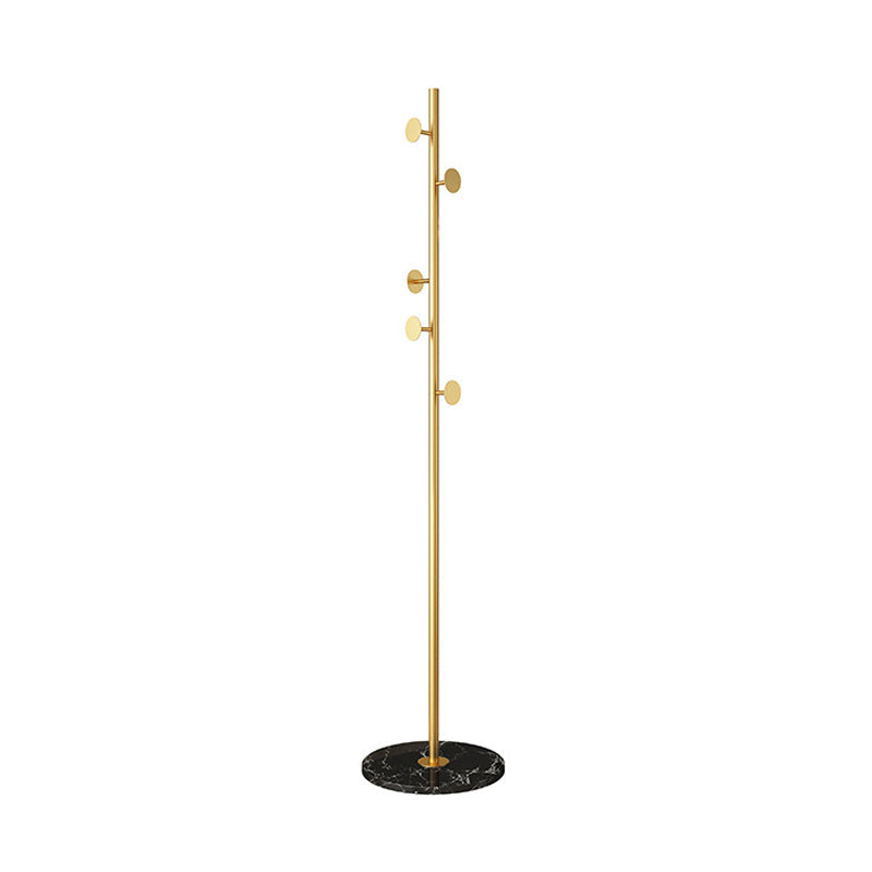 Perchero de metal para el suelo del hogar, minimalista, moderno, con árbol de entrada