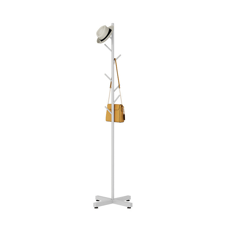 Perchero de metal para el suelo del hogar, minimalista, moderno, con árbol de entrada