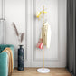 Perchero de metal para el suelo del hogar, minimalista, moderno, con árbol de entrada
