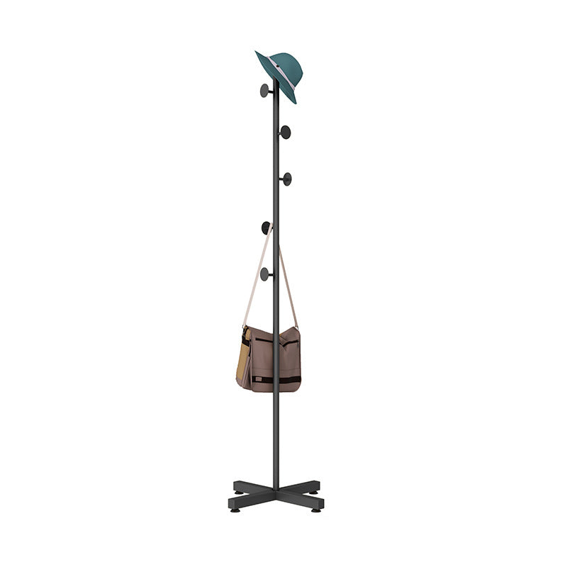 Perchero de metal para el suelo del hogar, minimalista, moderno, con árbol de entrada