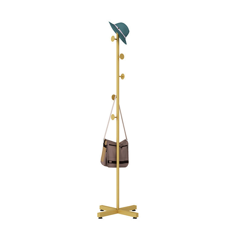 Perchero de metal para el suelo del hogar, minimalista, moderno, con árbol de entrada