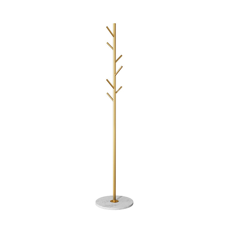 Perchero de metal para el suelo del hogar, minimalista, moderno, con árbol de entrada