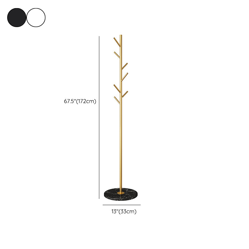 Perchero de metal para el suelo del hogar, minimalista, moderno, con árbol de entrada