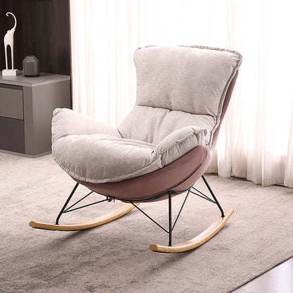 Indoor Single Rocking Chair Modern Style Lazy Rocking Chair for Bedroom