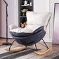 Indoor Single Rocking Chair Modern Style Lazy Rocking Chair for Bedroom