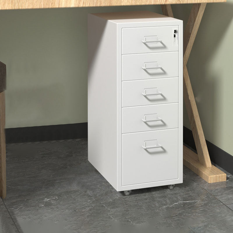 Gabinetto del file Home Office moderno mobile in metallo a colori solidi su Castori
