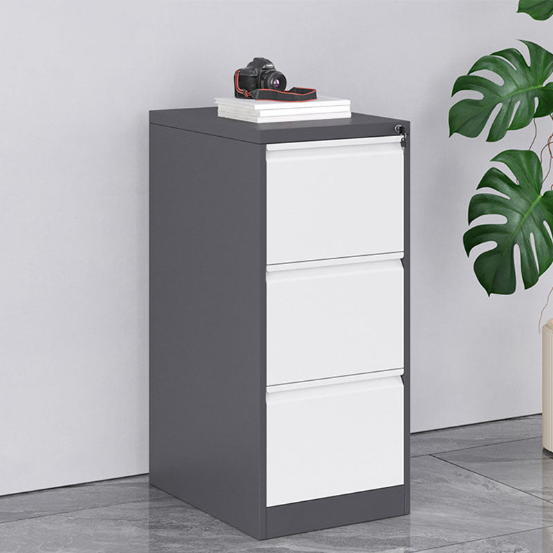 Babyet moderno de archivo puro en color de metal de metal para la oficina en casa