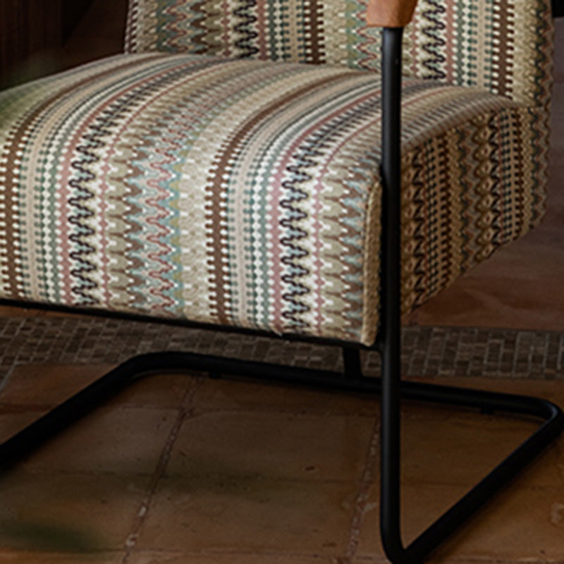 Arms Included Chair with wooden handrail 32.67" Wide Armchair for Living Room Clearhalo 'Accent Chairs' 'accent_chairs' 'Chairs & Seating' 'furn' 'furn_accent_chairs' 'Furniture' 'Living Room Furniture' 6704329