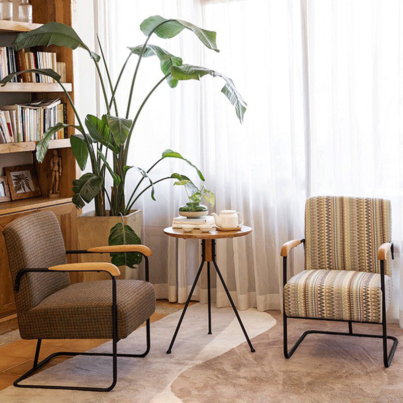 Arms Included Chair with wooden handrail 32.67" Wide Armchair for Living Room Clearhalo 'Accent Chairs' 'accent_chairs' 'Chairs & Seating' 'furn' 'furn_accent_chairs' 'Furniture' 'Living Room Furniture' 6704345