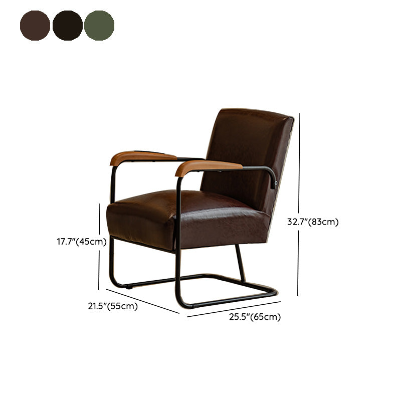 Arms Included Chair with wooden handrail 32.67" Wide Armchair for Living Room Clearhalo 'Accent Chairs' 'accent_chairs' 'Chairs & Seating' 'furn' 'furn_accent_chairs' 'Furniture' 'Living Room Furniture' 6704348
