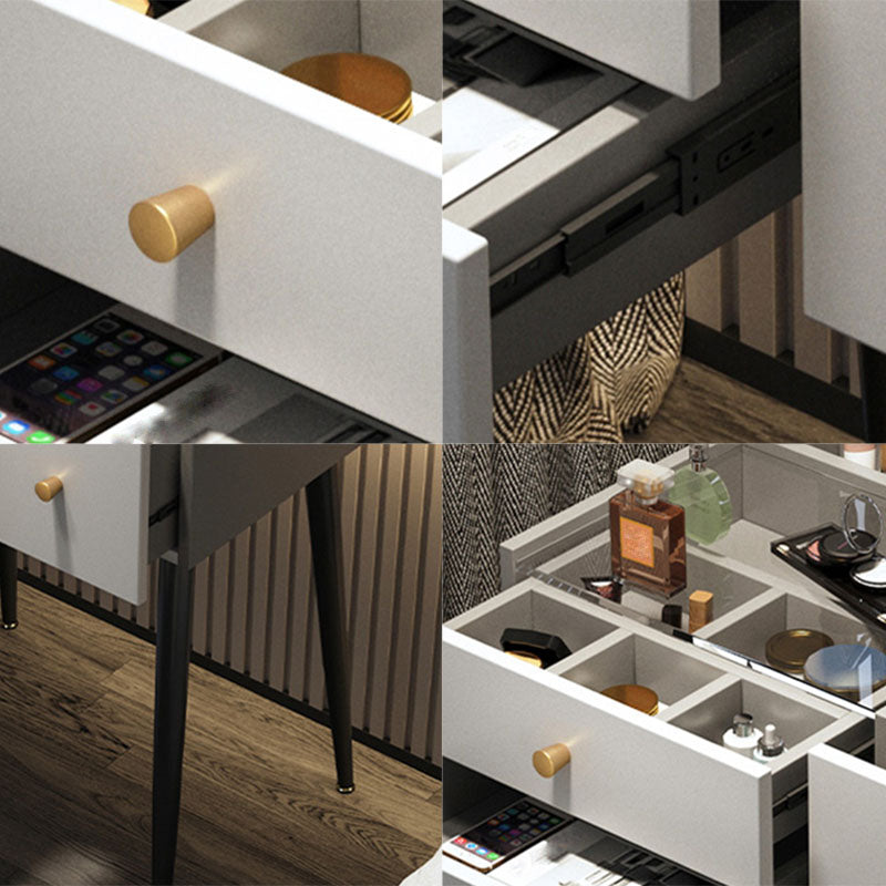 Tavolo da toeletta da toeletta per vanità a specchio contemporaneo a specchio