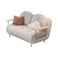 Luxurious Full/Queen Convertible Sofa Tufted Upholstery Sofa Bed Beige Clearhalo 'furn' 'furn_futons' 'Furniture' 'Futons & Daybeds' 'Futons' 'Living Room Furniture' 6704716