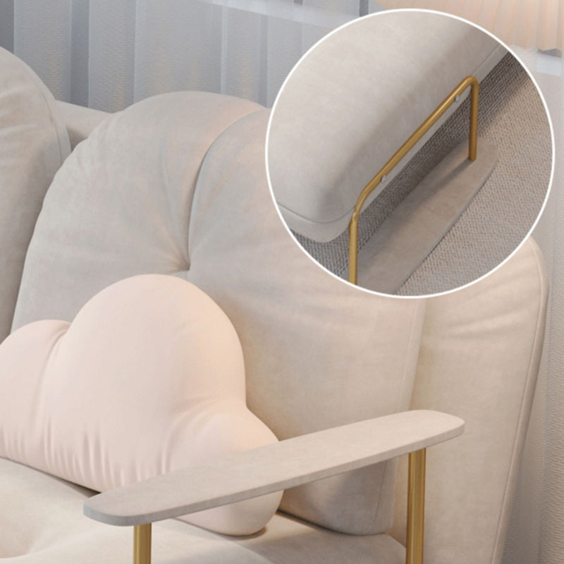 Luxurious Full/Queen Convertible Sofa Tufted Upholstery Sofa Bed Clearhalo 'furn' 'furn_futons' 'Furniture' 'Futons & Daybeds' 'Futons' 'Living Room Furniture' 6704727