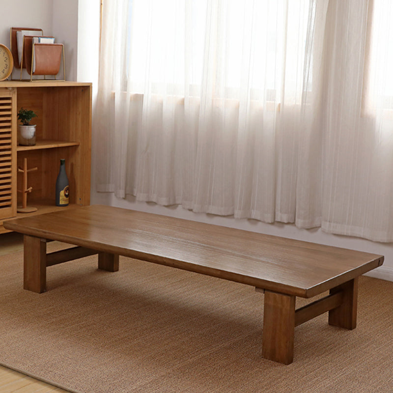 Rectangle Coffee Table Solid Wood Modern Single Coffee Table Clearhalo 'Coffee & Accent Tables' 'Coffee Tables' 'coffee_tables' 'furn' 'furn_coffee_tables' 'Furniture' 'Living Room Furniture' 6704769