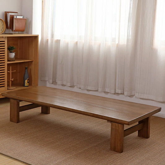 Tavolino rettangolo in legno massiccio moderno tavolino da caffè moderno