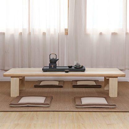 Rectangle Coffee Table Solid Wood Modern Single Coffee Table Natural Clearhalo 'Coffee & Accent Tables' 'Coffee Tables' 'coffee_tables' 'furn' 'furn_coffee_tables' 'Furniture' 'Living Room Furniture' 6704770
