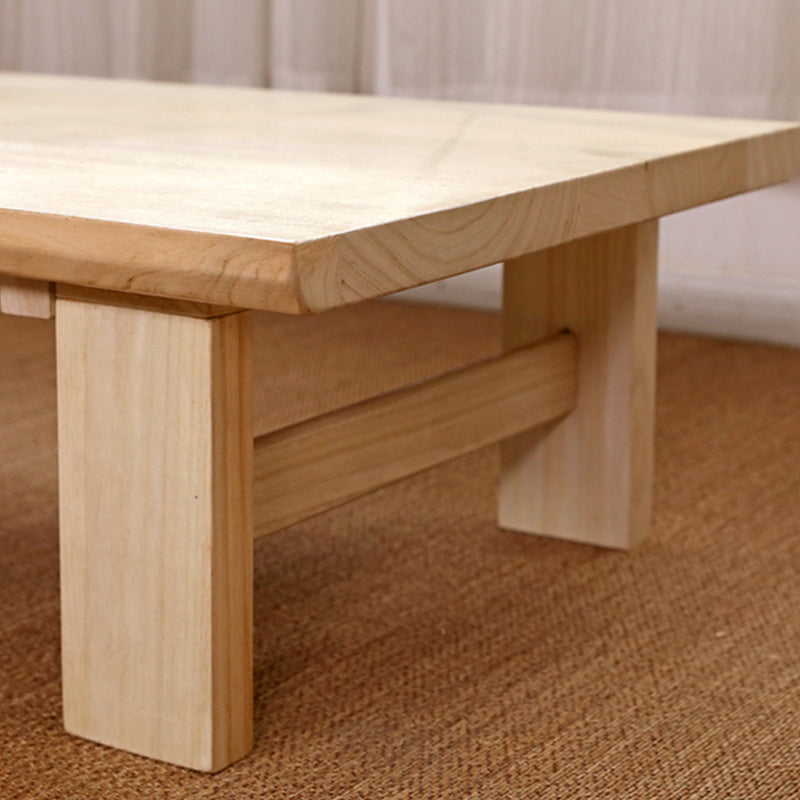 Rectangle Coffee Table Solid Wood Modern Single Coffee Table Clearhalo 'Coffee & Accent Tables' 'Coffee Tables' 'coffee_tables' 'furn' 'furn_coffee_tables' 'Furniture' 'Living Room Furniture' 6704778