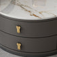 Contemporary Coffee Table Set Round 2-Piece Coffee Cocktail Table Clearhalo 'Coffee & Accent Tables' 'Coffee Tables' 'coffee_tables' 'furn' 'furn_coffee_tables' 'Furniture' 'Living Room Furniture' 6704799