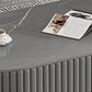 Round Coffee Table Slate Frame Nesting Coffee Table Set with 2 Drawers Clearhalo 'Coffee & Accent Tables' 'Coffee Tables' 'coffee_tables' 'furn' 'furn_coffee_tables' 'Furniture' 'Living Room Furniture' 6704815
