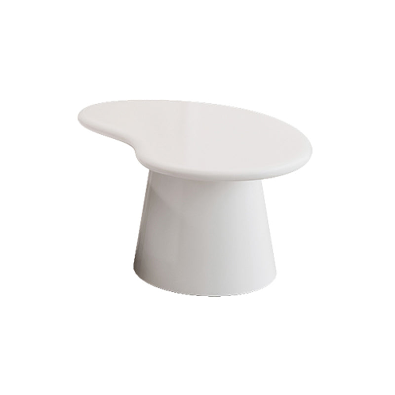 Contemporary Coffee Table White Solid Wood Coffee Cocktail Table 22"L x 26"W x 16"H Clearhalo 'Coffee & Accent Tables' 'Coffee Tables' 'coffee_tables' 'furn' 'furn_coffee_tables' 'Furniture' 'Living Room Furniture' 6704830