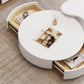 Contemporary Coffee Table White Solid Wood Coffee Cocktail Table Clearhalo 'Coffee & Accent Tables' 'Coffee Tables' 'coffee_tables' 'furn' 'furn_coffee_tables' 'Furniture' 'Living Room Furniture' 6704836