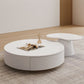 Contemporary Coffee Table White Solid Wood Coffee Cocktail Table Clearhalo 'Coffee & Accent Tables' 'Coffee Tables' 'coffee_tables' 'furn' 'furn_coffee_tables' 'Furniture' 'Living Room Furniture' 6704838