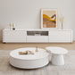 Contemporary Coffee Table White Solid Wood Coffee Cocktail Table Clearhalo 'Coffee & Accent Tables' 'Coffee Tables' 'coffee_tables' 'furn' 'furn_coffee_tables' 'Furniture' 'Living Room Furniture' 6704840
