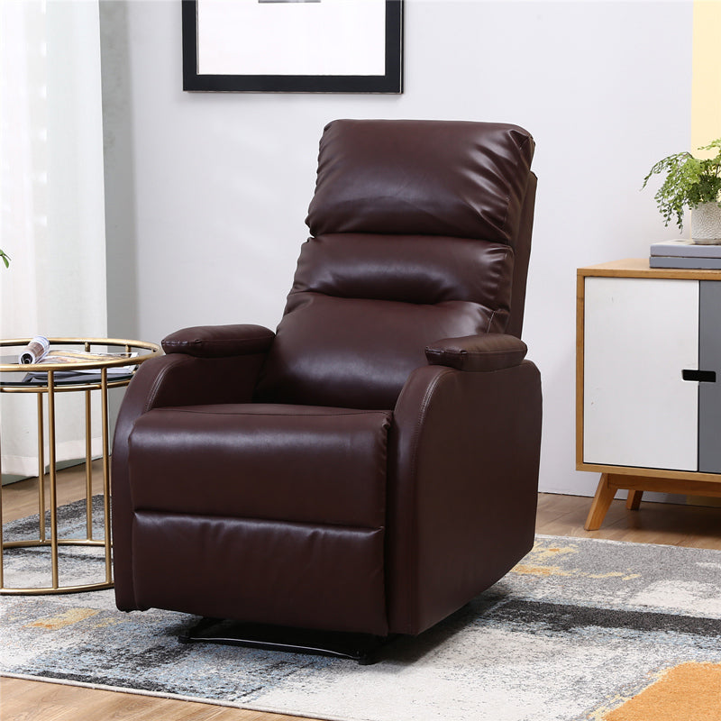 27 "Wide Recliner contemporanea Solid Color Single Home Theater Recliner
