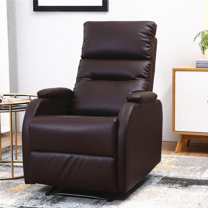 27" Wide Contemporary Recliner Solid Color Single Home Theater Recliner