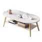 Wood Coffee Table No Distressing Single Coffee Table with Shelf Clearhalo 'Coffee & Accent Tables' 'Coffee Tables' 'coffee_tables' 'furn' 'furn_coffee_tables' 'Furniture' 'Living Room Furniture' 6705085