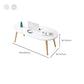 Wood Coffee Table No Distressing Single Coffee Table with Shelf Clearhalo 'Coffee & Accent Tables' 'Coffee Tables' 'coffee_tables' 'furn' 'furn_coffee_tables' 'Furniture' 'Living Room Furniture' 6705104