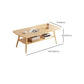 Wood Coffee Table No Distressing Single Coffee Table with Shelf Clearhalo 'Coffee & Accent Tables' 'Coffee Tables' 'coffee_tables' 'furn' 'furn_coffee_tables' 'Furniture' 'Living Room Furniture' 6705107